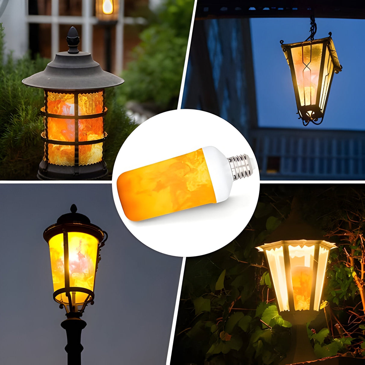 FlameGlow Light – Dekorativa LED-flamepærer Carvallo
