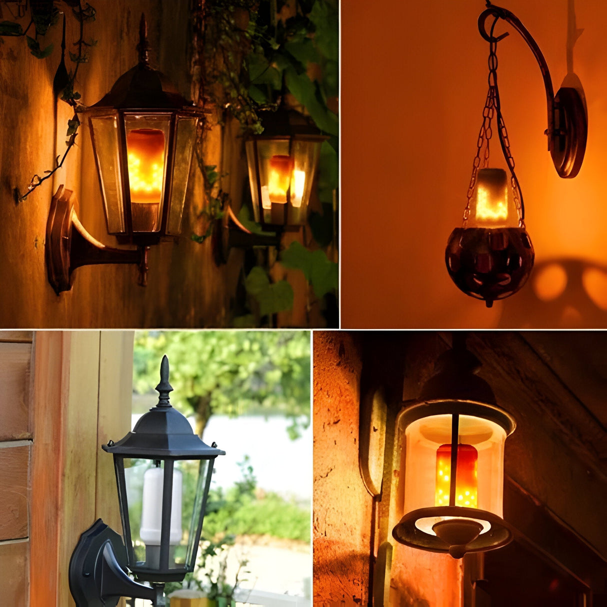 FlameGlow Light – Dekorativa LED-flamepærer Carvallo