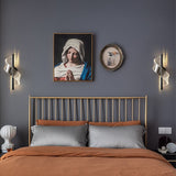 Exklusiv Glasvägglampa med Elegant Ljusstake-design Carvallo