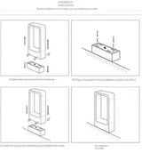 Moderna LED Pollerljus i aluminium – Väderbest belysning för trädgård i svart eller grå | För terrass, väg & ingångsområde Carvallo