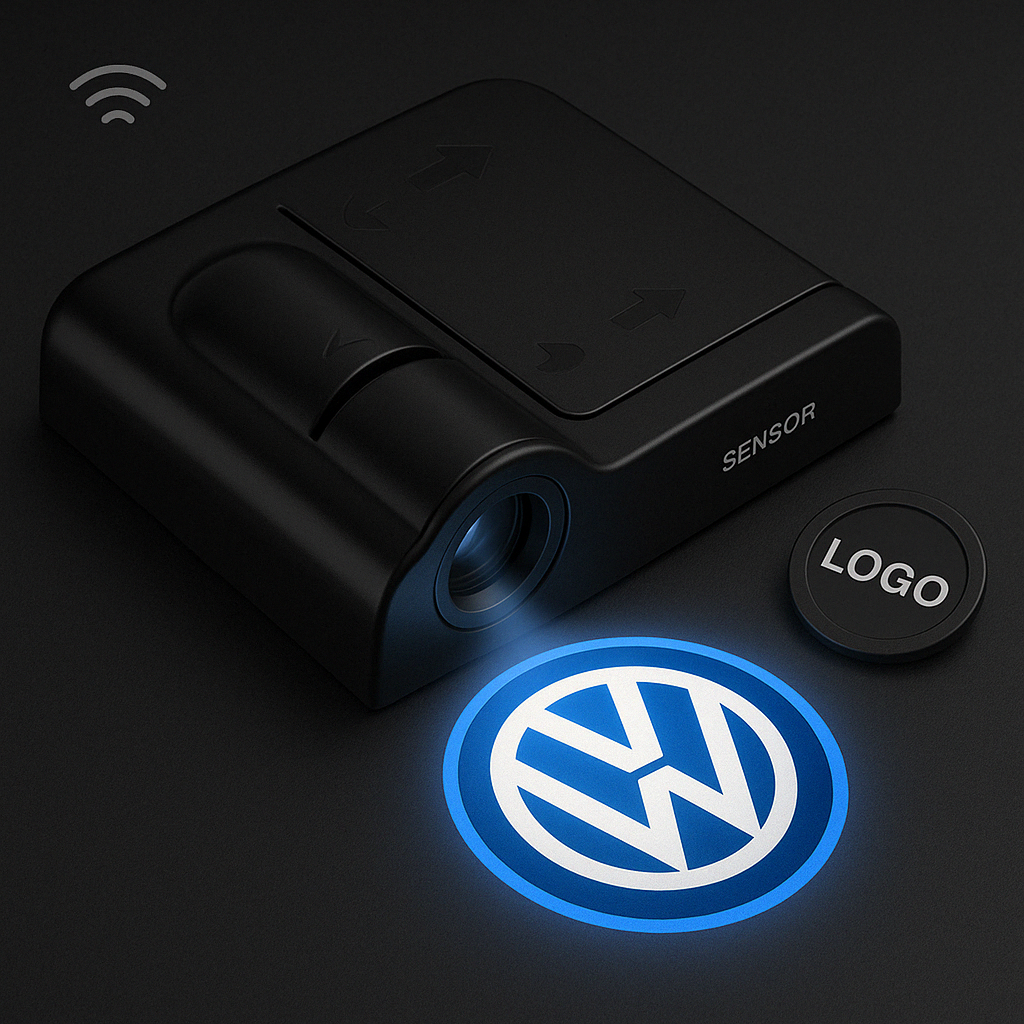 Biltillbehör LED Dörrlampa Projektor Carvallo