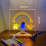 GlowSketch™ LED Ritbräda – Återanvändbar kreativitet, lugnande nattljus & USB-laddbar för barn Carvallo