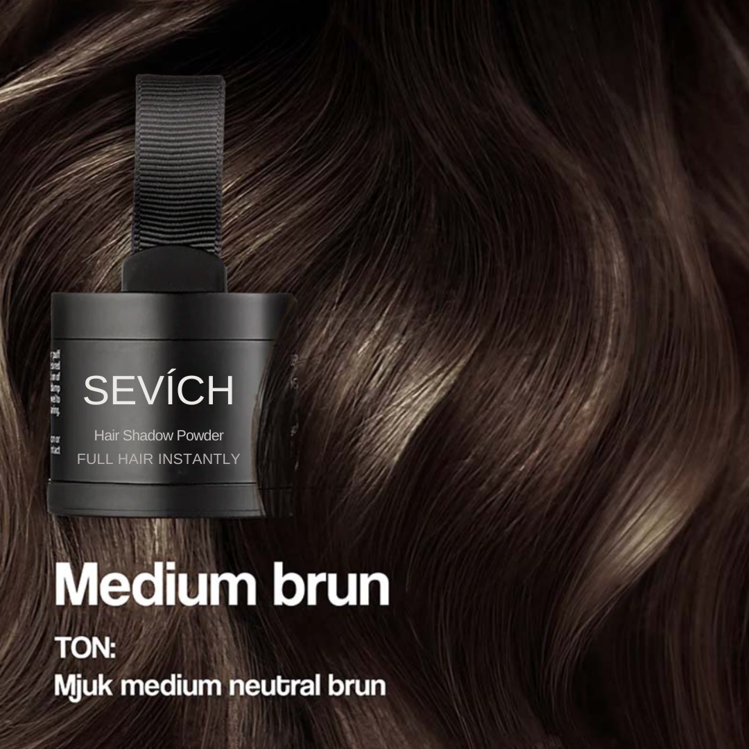 Sevich HairFusion – Professionell hårfiber för volym och gråhårstäckning-VaruZ-Medium Brun-Hemnix