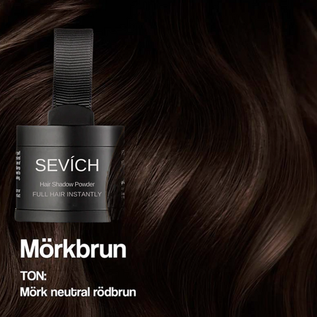 Sevich HairFusion – Professionell hårfiber för volym och gråhårstäckning-VaruZ-Mörkbrun-Hemnix