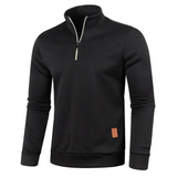 Pullover med halv dragkedja för män