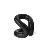 Minimalistisk abstrakt makeupborsthållare i lyxigt keramik Carvallo