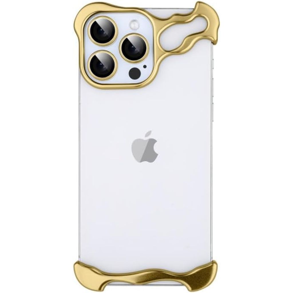 iPhone Fodral Klar Minimalistisk Metallkant Design Carvallo