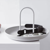 Minimalistisk Rund Dekorativ Bricka för Stilig Hemorganisation Carvallo