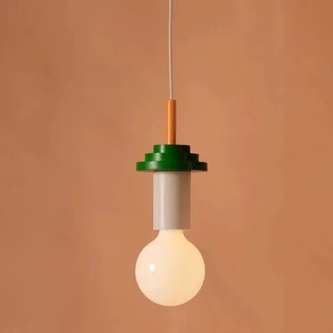 Minimalistisk Träeffekt LED Pendellampa Carvallo