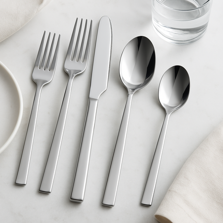 Bestickset Rostfritt Stål Modern Silver 30 delar Carvallo