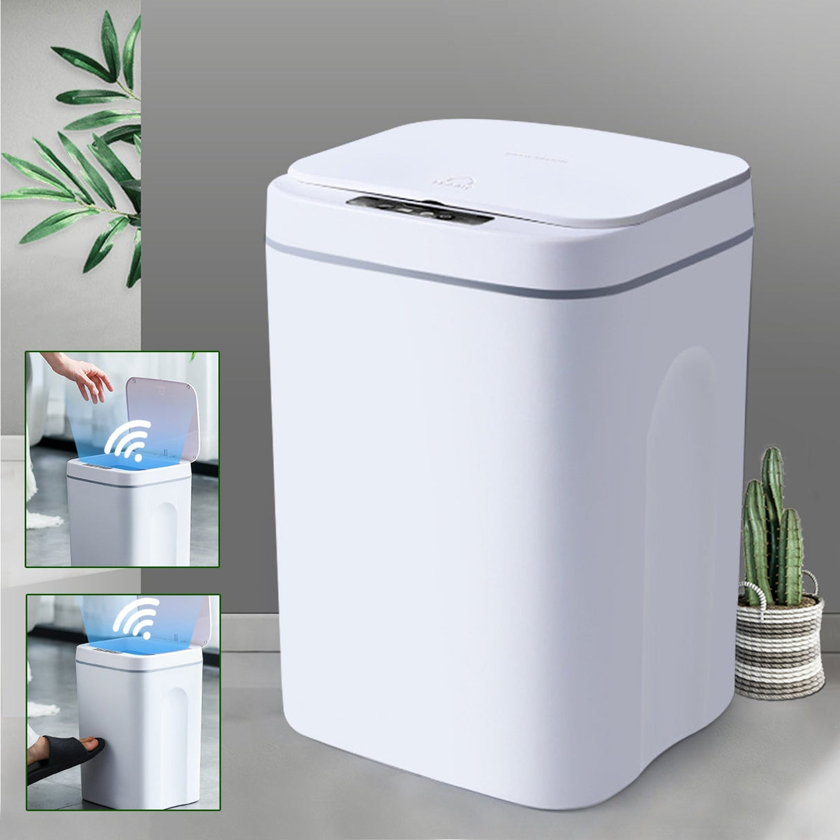 16L Touchless Soptunna Smart Sensor för Enkelt Avfall Carvallo