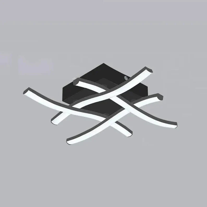 Carvallo - Taklampa med flytande böjd design och mjukt trefärgat ljus Carvallo