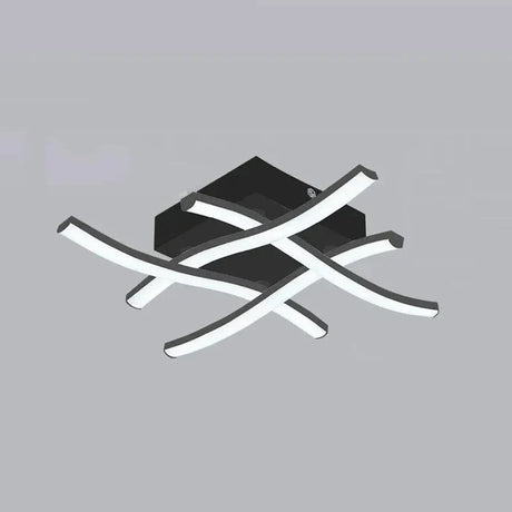 Carvallo - Taklampa med flytande böjd design och mjukt trefärgat ljus Carvallo