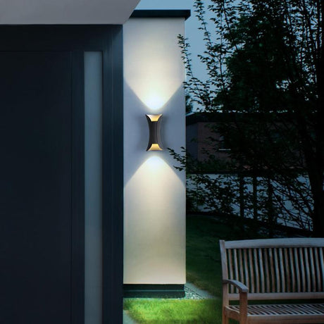 Utomhus Vägglampa Vattentålig Modern LED Väggkonsol Carvallo