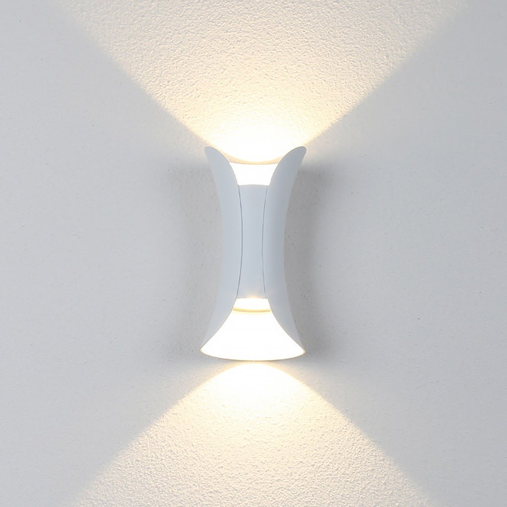 Utomhus Vägglampa Vattentålig Modern LED Väggkonsol Carvallo
