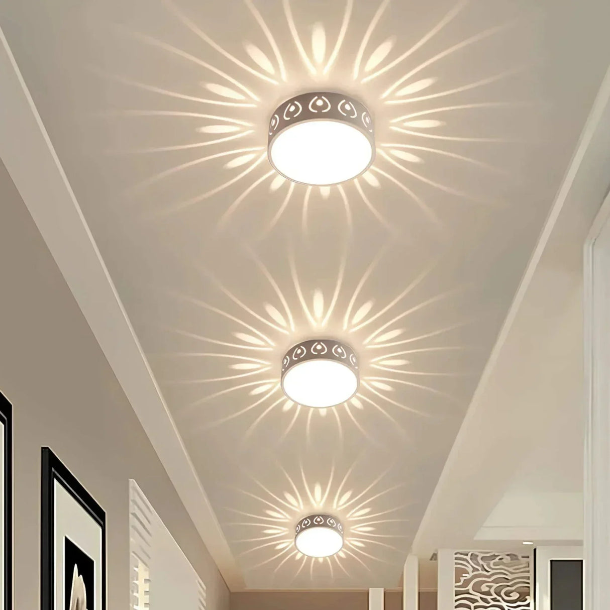 Elegant Taklampa – Varm eller Kall Vit Carvallo
