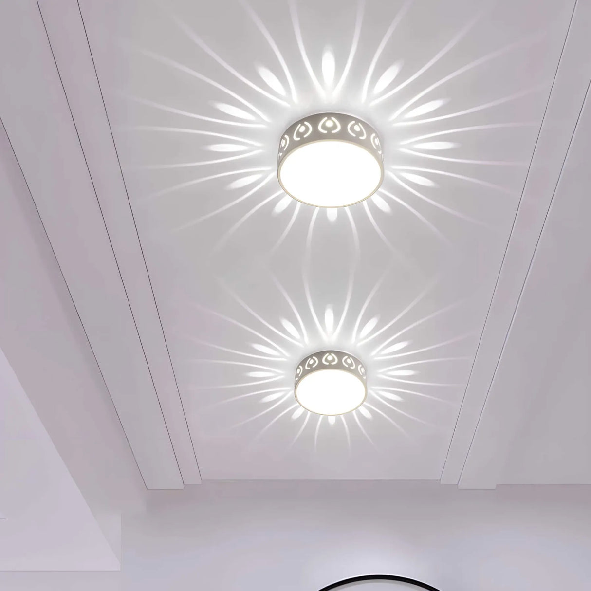 Elegant Taklampa – Varm eller Kall Vit Carvallo