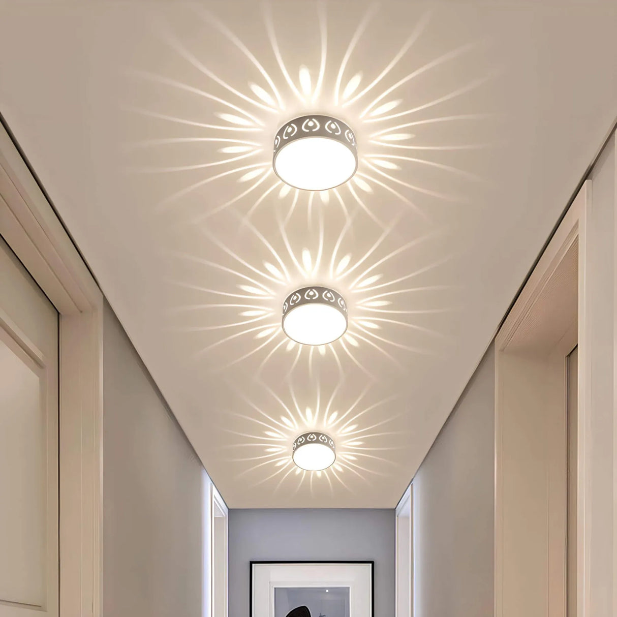 Elegant Taklampa – Varm eller Kall Vit Carvallo