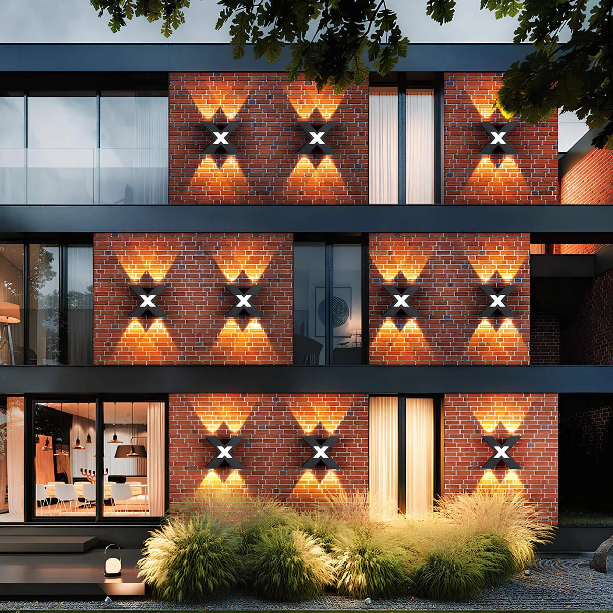 Carvallo Lumora Edge | Modernt design & LED-teknologi | Vädertålig & Energibesparande | För trädgård, terrass & ingång Carvallo