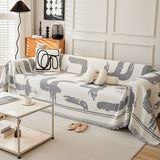 Monokrom Chic Sofföverdrag - Modernt, Stiligt & Hållbart Soffskydd Carvallo