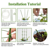 Klatram för växter – Stabil stödjeringram för klätterväxter Carvallo