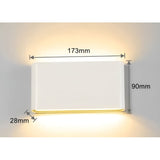 PowerShine Light - Minimalist Vattentät Utomhus LED Vägglampa Carvallo