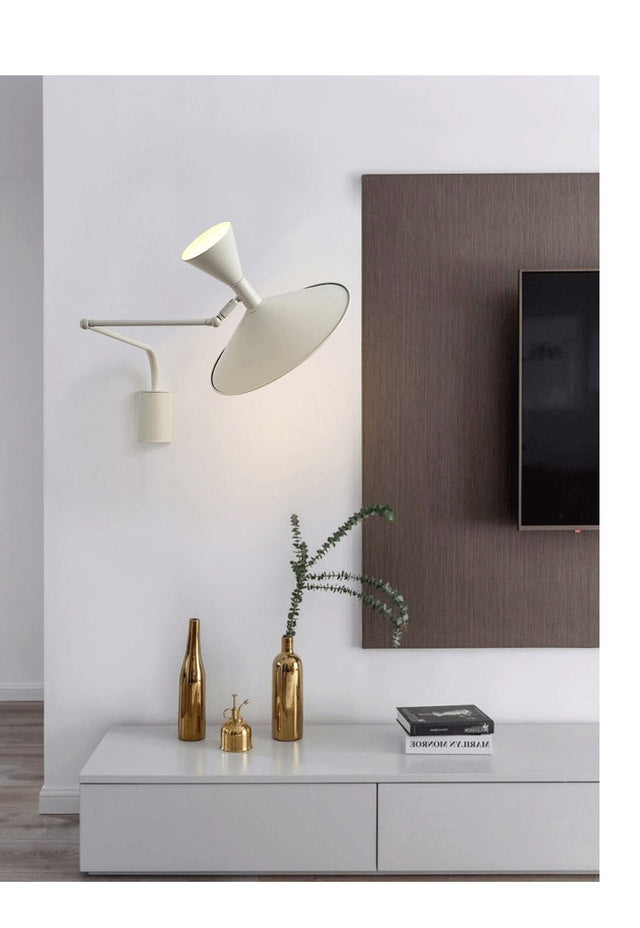 Inomhus Swing Arm Vägglampa För Sovrum Och Vardagsrum Carvallo