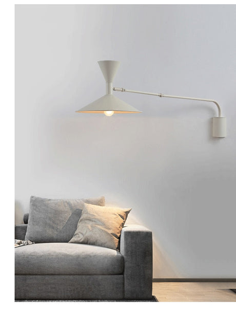Inomhus Swing Arm Vägglampa För Sovrum Och Vardagsrum Carvallo
