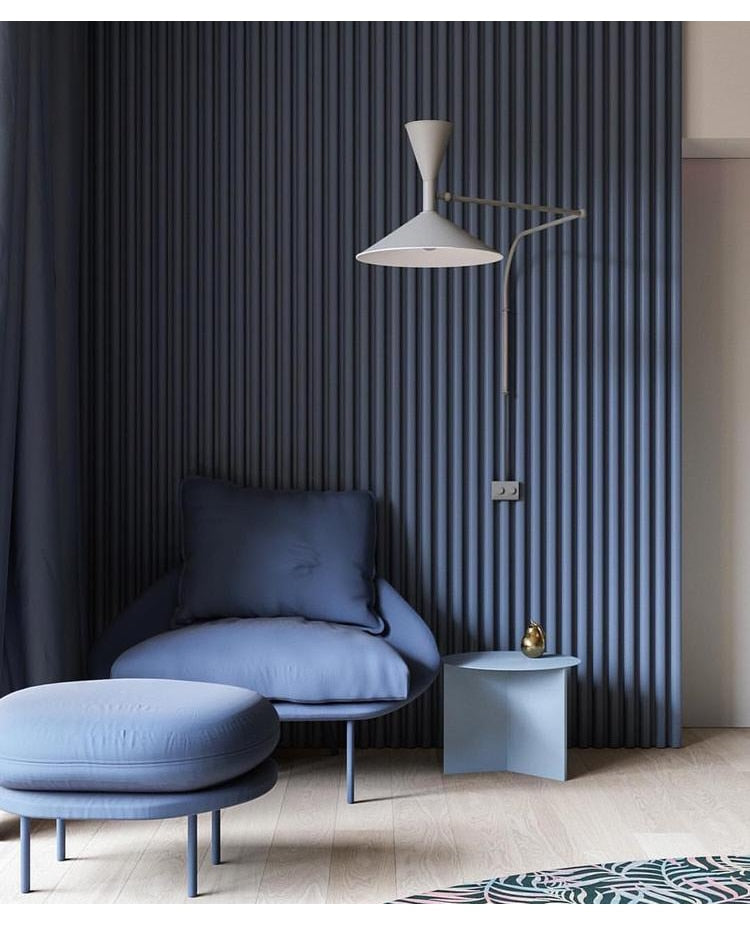 Inomhus Swing Arm Vägglampa För Sovrum Och Vardagsrum Carvallo