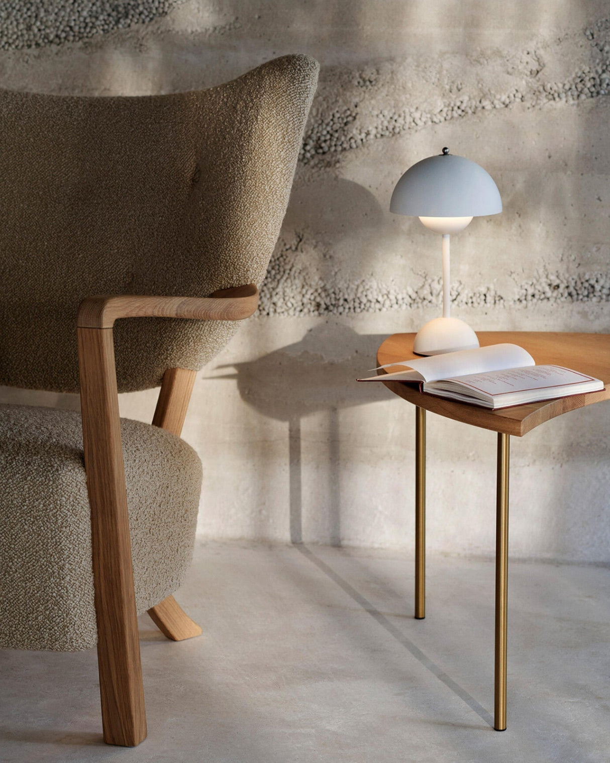 Lioris | LED bordslampa - Skandinavisk stil - Dimmbar, metall, 6-10 W Carvallo