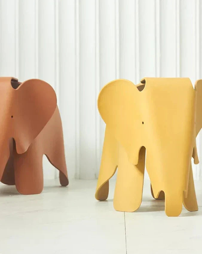 Modern Origami Elephant Puf Ottoman för stilfull heminredning Carvallo