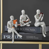 Modern Reading Egyptisk Mumie Figur för Unik Heminredning Carvallo