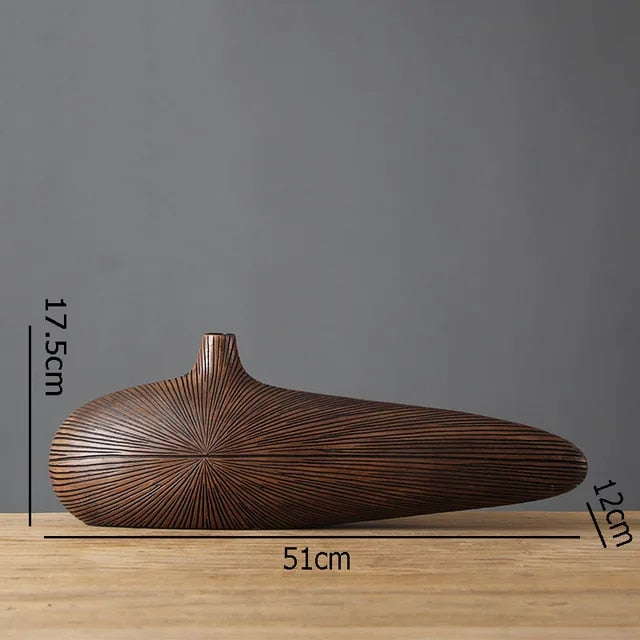 Modern Trävas för Stilig Heminredning och Blomdisplay Carvallo