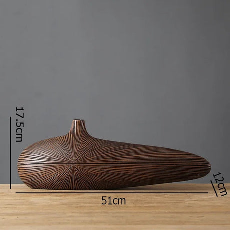 Modern Trävas för Stilig Heminredning och Blomdisplay Carvallo