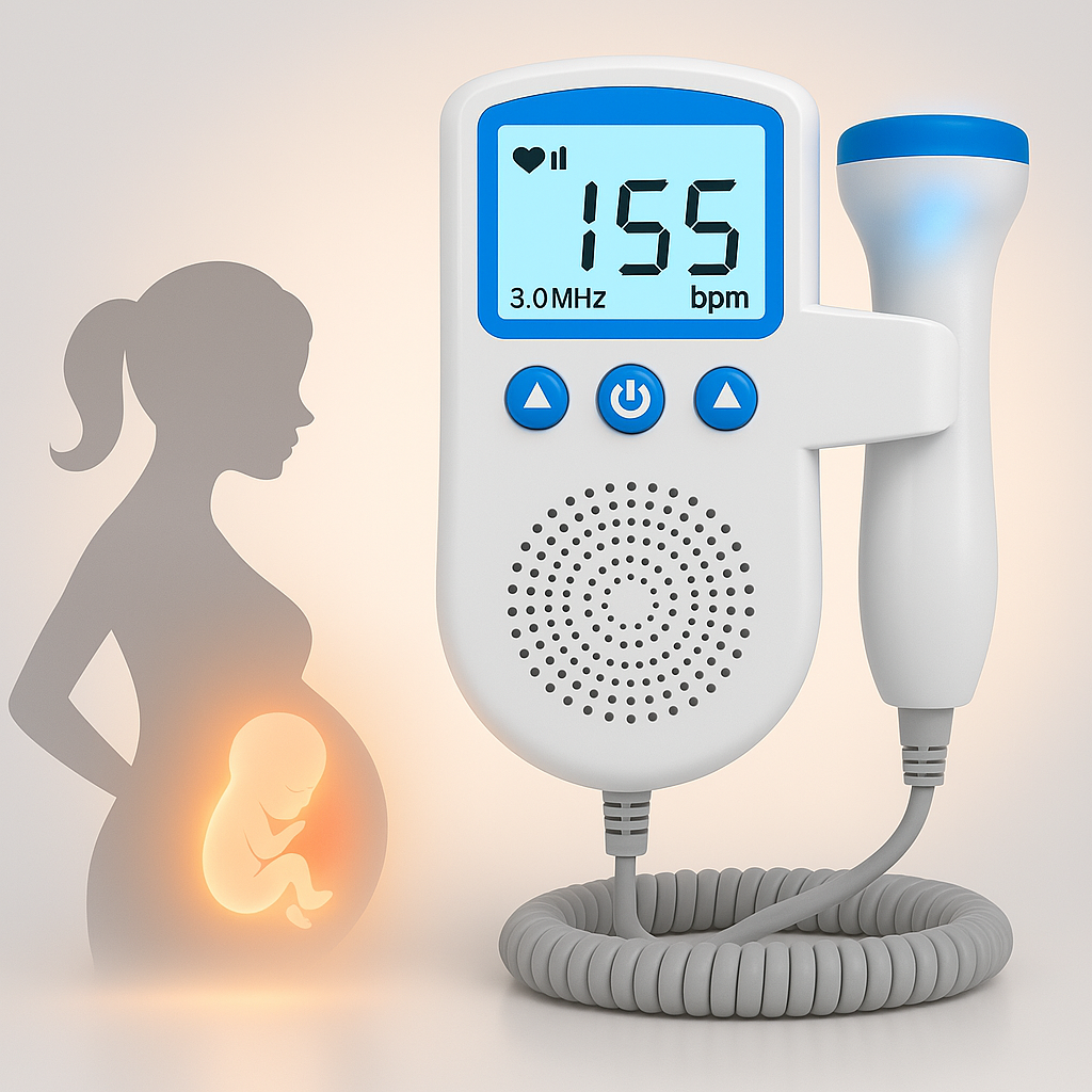 Fetal hjärtmonitor med LCD-display Carvallo
