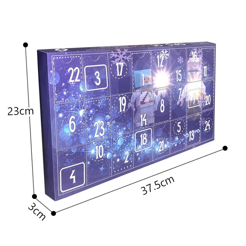 MiniCraft - Adventskalender med 24 Dagars Nedräkning och Actionfigurer-Adventskalender Jul-BB-Hemnix