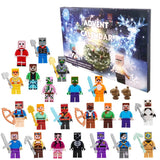 MiniCraft - Adventskalender med 24 Dagars Nedräkning och Actionfigurer-Adventskalender Jul-BB-3-Hemnix