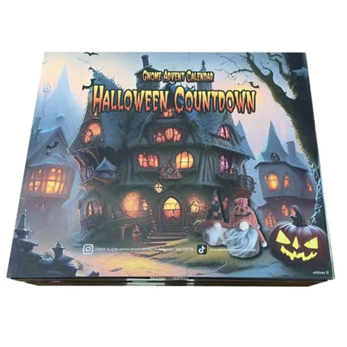 Jul Tomte & Halloween Adventskalender 2024 - Nedräkning med Samlarfigurer, Barnvänlig Hemdekoration och Nedräkningskalender-Adventskalender och Halloween kalender-BB-Hemnix