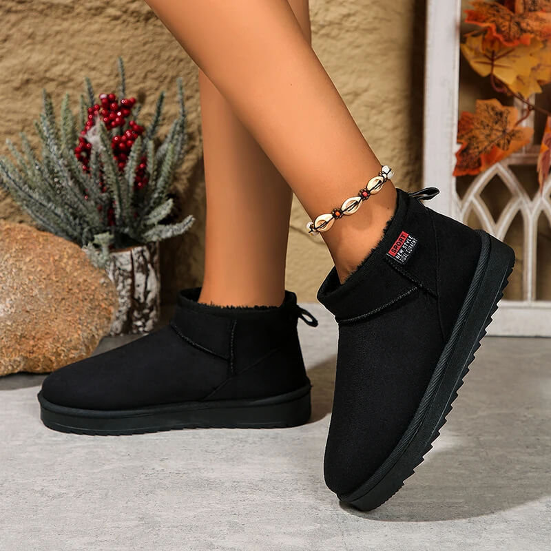 Frostea - Slip-on Mockaboots för Damer Bekväma och Snygga för Kallt Väder-Vinterskor-BB-Hemnix