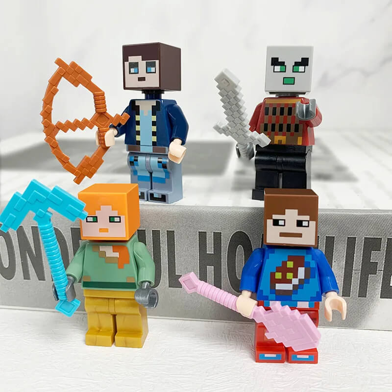 MiniCraft - Adventskalender med 24 Dagars Nedräkning och Actionfigurer-Adventskalender Jul-BB-Hemnix