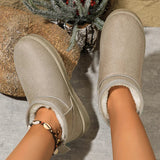 Frostea - Slip-on Mockaboots för Damer Bekväma och Snygga för Kallt Väder-Vinterskor-BB-Hemnix