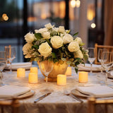 Flammafria LED-Ljus – Kreativa Te-Ljus med Varm Vitt Ljus-Inomhusbelysning-BB-Hemnix