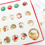 Lyxig Smyckes-Adventskalender för Barn – 24 Luckor med Armband och Berlocker för DIY Julsmycken-Adventskalender Jul-BB-Hemnix