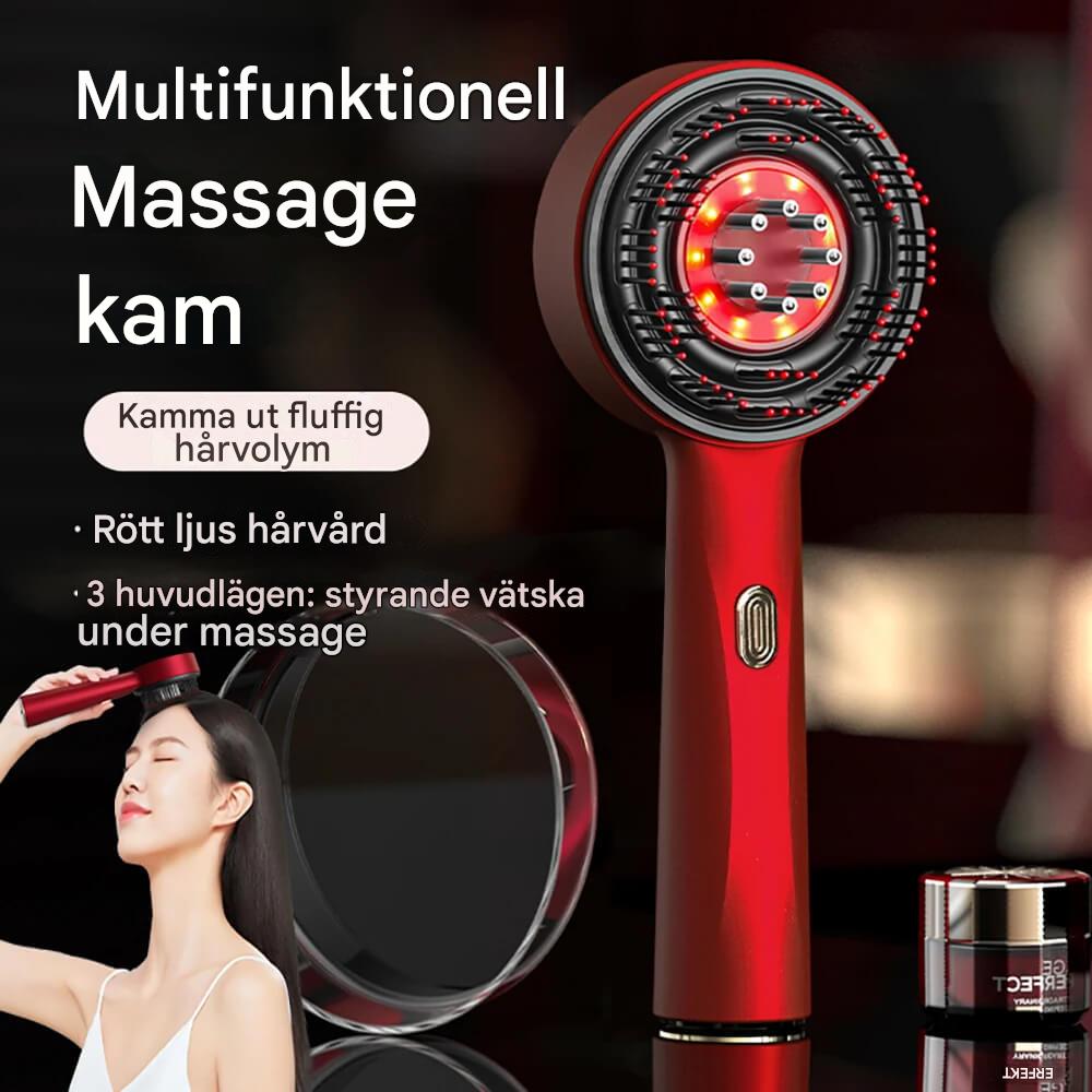 Elektrisk Massagekam Med Röd Ljusterapi – Med Oljedispenser-Massagekam-BB-Hemnix