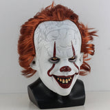 Halloween Pennywise Clownmask – Skräckinjagande Demonclown för Halloween och Karneval-halloween-BB-Hemnix