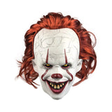 Halloween Pennywise Clownmask – Skräckinjagande Demonclown för Halloween och Karneval-halloween-BB-Hemnix
