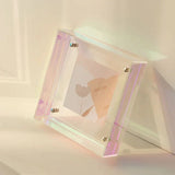 Flytande akryl bildram med livlig genomskinlig design Carvallo