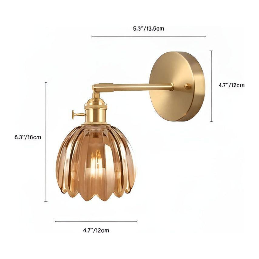 AuroraGlow Light - Modern Tulpan-Glas LED-Vägglampa Carvallo