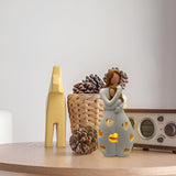 Embrace Glow - Omfamnande Mor Dotter Staty Fladdrande Ljusställ Carvallo