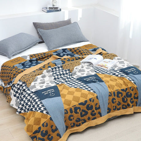 Nordic Boho Bomull Throw Filt för Mysigt Hem Dekor Carvallo